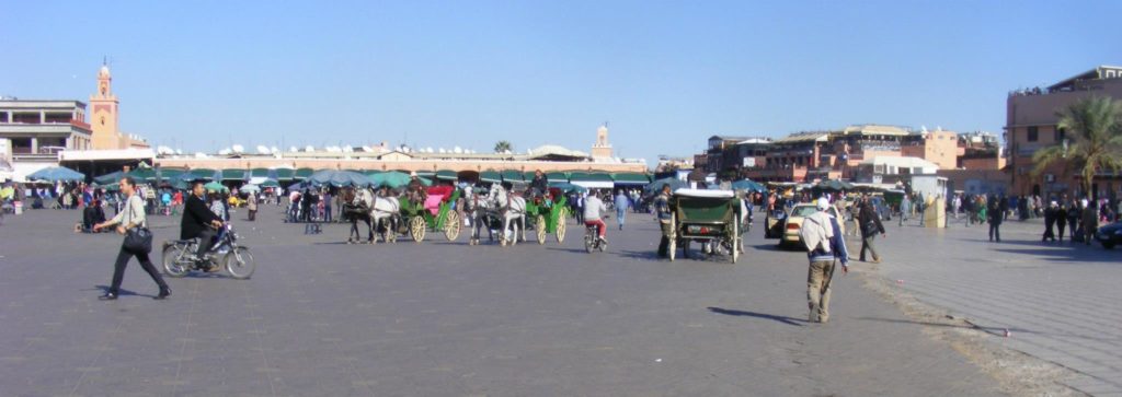 Place Djemaa El-Fna, Marrakech.