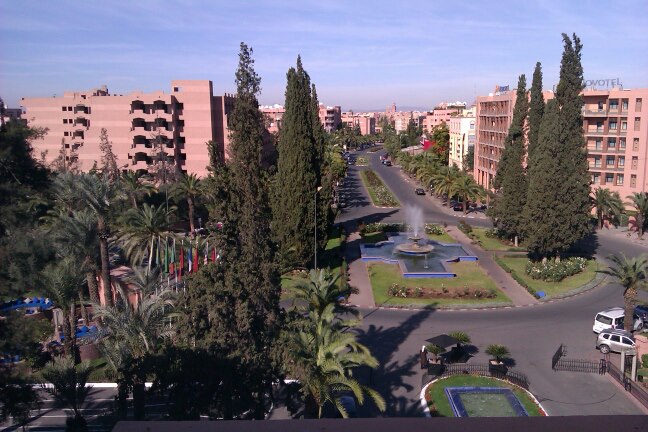 Hivernage Quarter of Marrakech