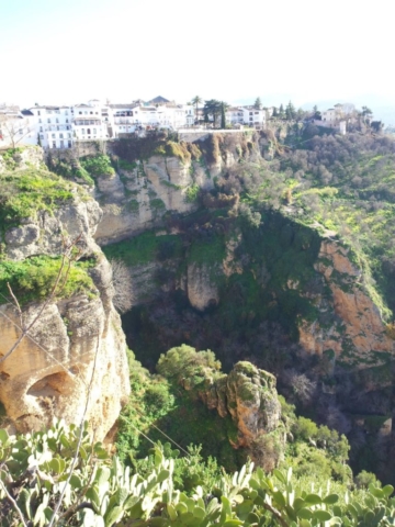Breathtaking scenery. This is Ronda gorge