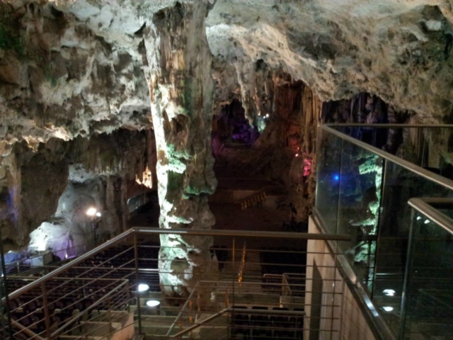 Inside St Michael's Cave