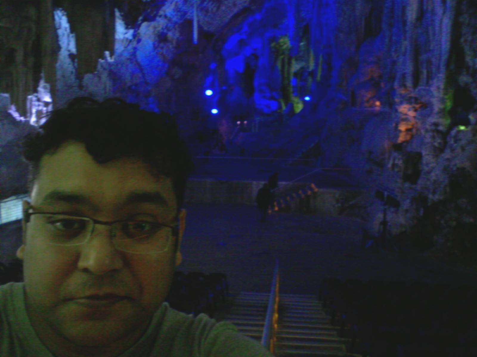 Inside St Michael's Cave