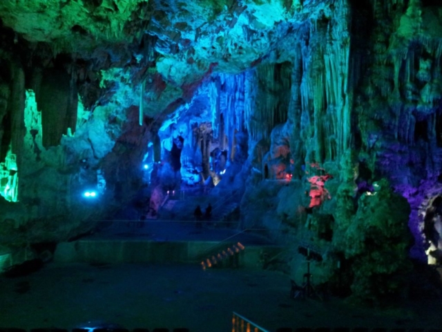 Inside St Michael's Cave