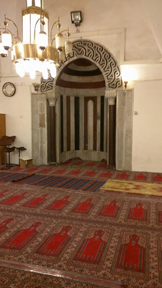 Inside the Ibrahimi Masjid.