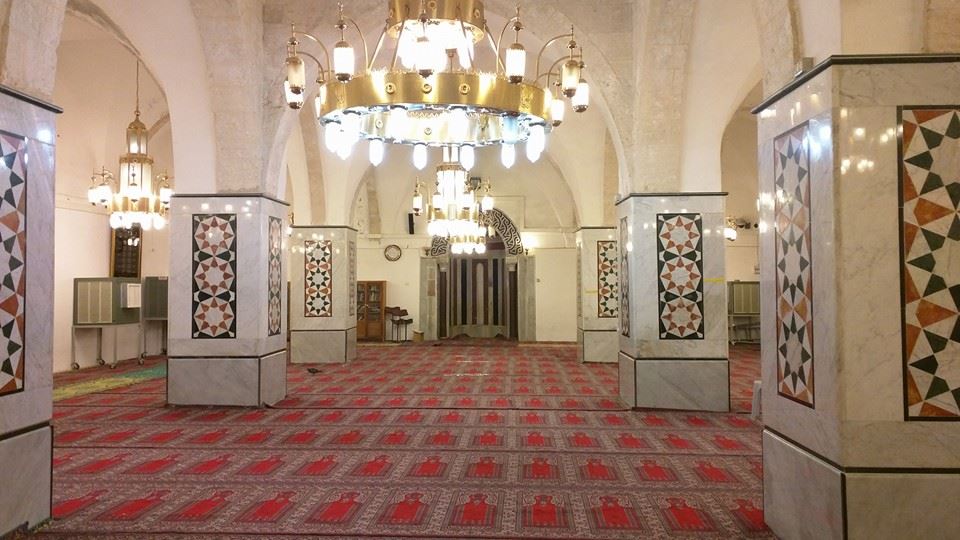Inside the Ibrahimi Masjid.