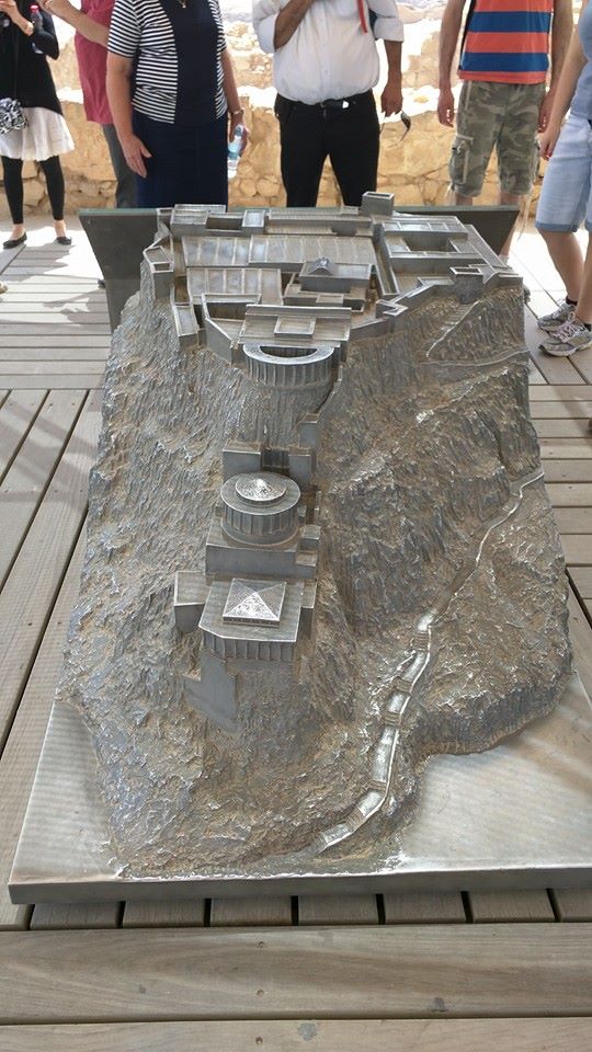 Model of Herod's palaces