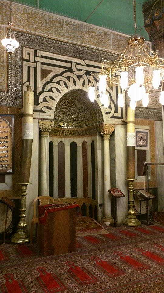 Main prayer hall. Inside the Ibrahimi Masjid. 