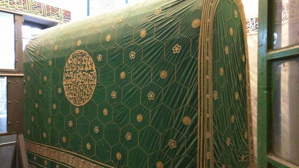 The grave of Prophet Ibrahim.