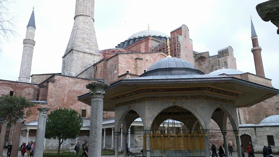 Courtyard of the Hagia Sophia
