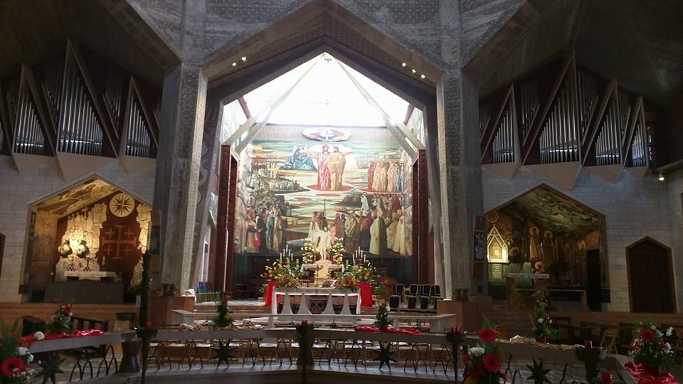 Basilica of the Annunciation. Modern section