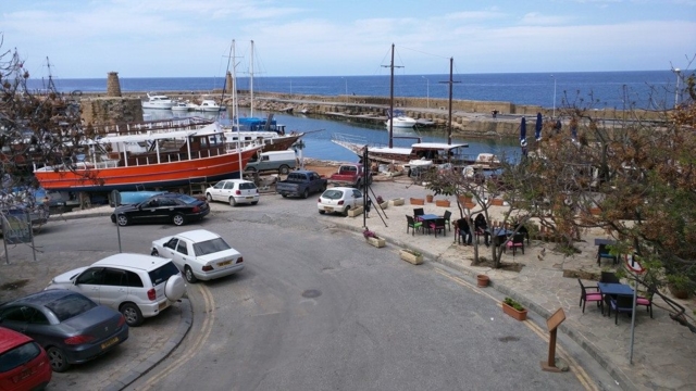 Kyrenia town harbour.