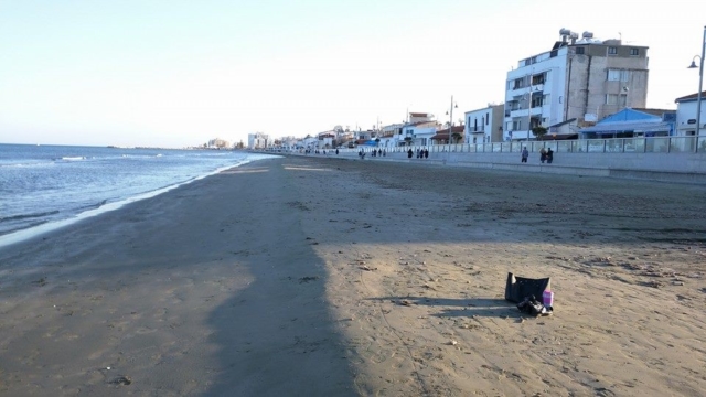 Finikoudes beach, Larnaca.
