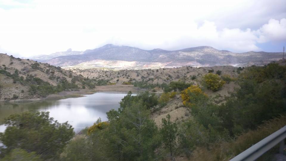 Beautiful scenery of the Kyrenia Mountains.