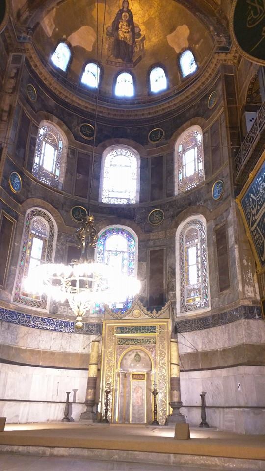 Mihrab inside Hagia Sophia