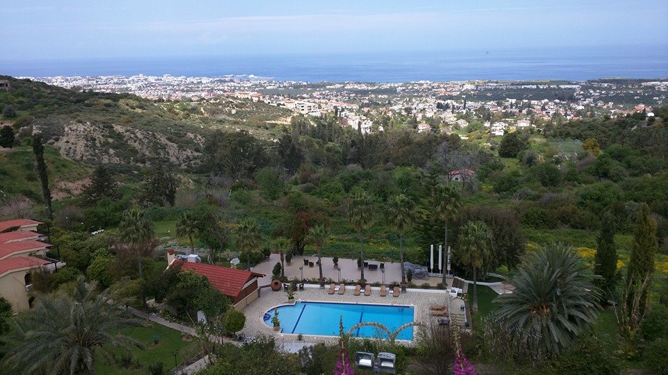 View of Kyrenia from Bellapais village.