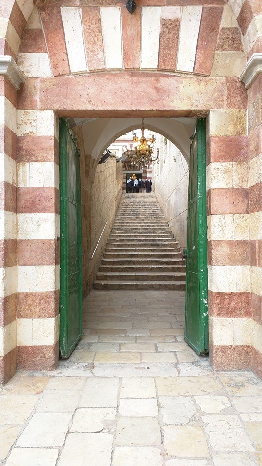 The Muslim entrance to the Ibrahimi Masjid.