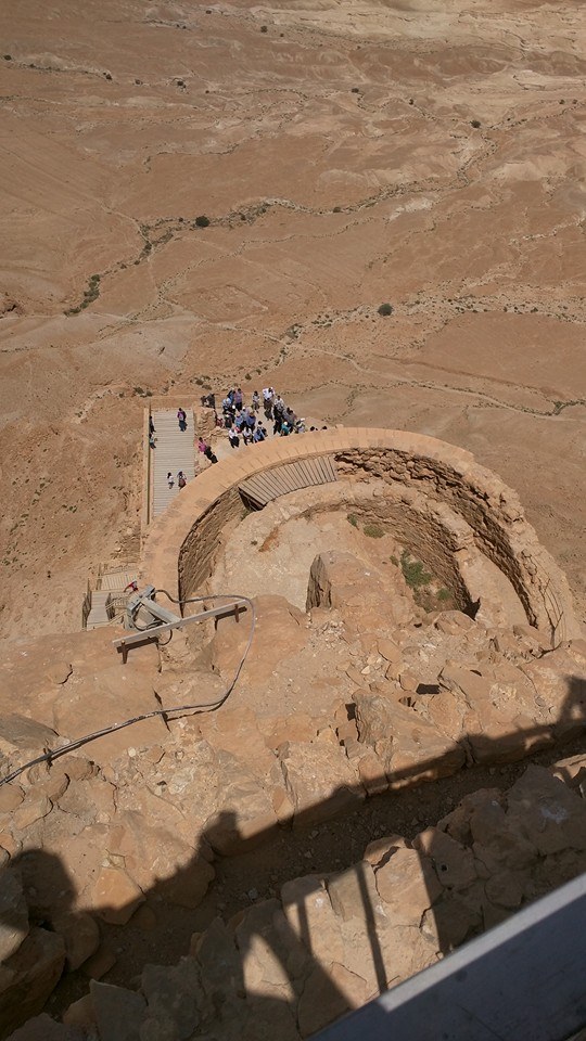 View of Herod's three palaces