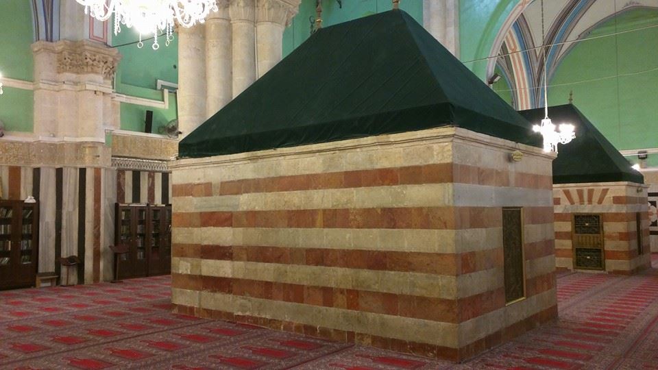 Main prayer hall. Inside the Ibrahimi Masjid. 