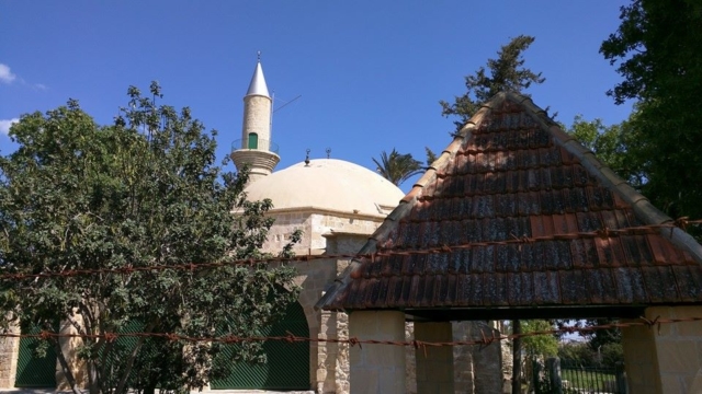 Hala Sultan Tekkes, in Larnaca, also known as Umm Haram Masjid, which is supposedly the burial place of the Prophet's wet nurse.