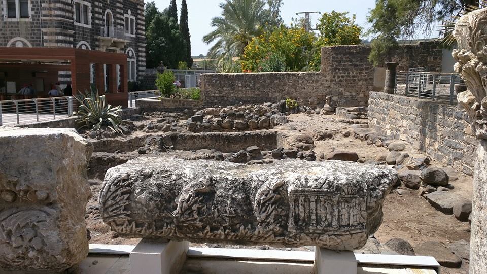 Ruins of Capernaum village.