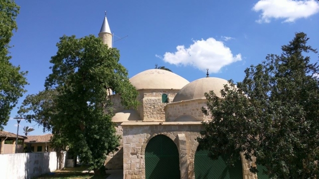Hala Sultan Tekkes, in Larnaca, also known as Umm Haram Masjid, which is supposedly the burial place of the Prophet's wet nurse.