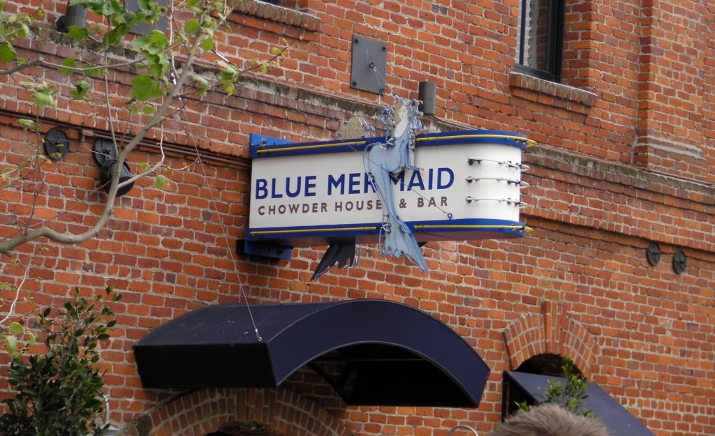 Blue Mermaid, San Francisco, California.