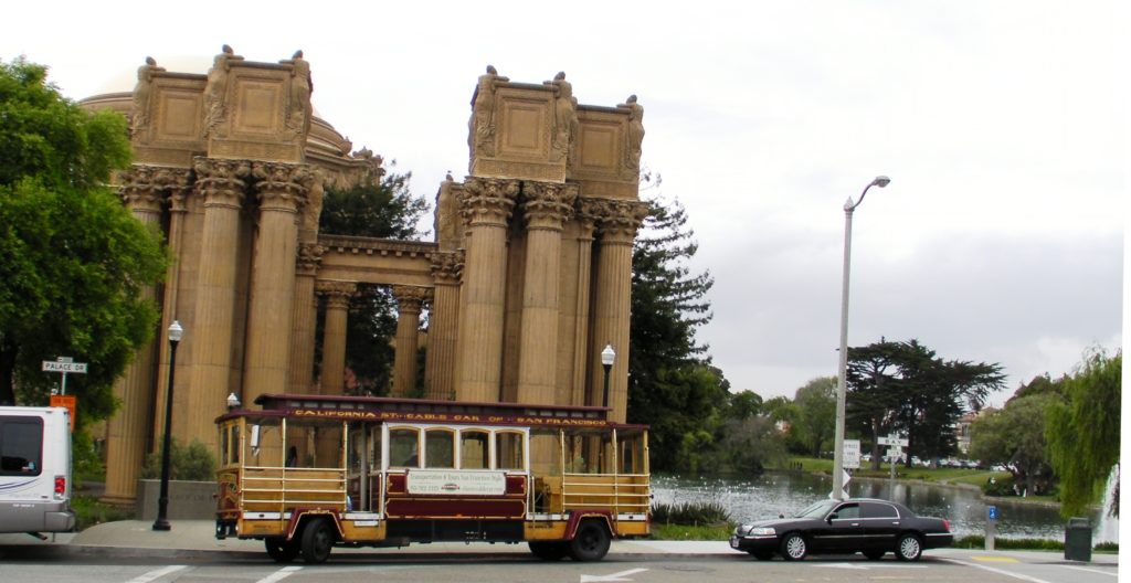 San Francisco Palace of Fine Arts and Exploratorium.