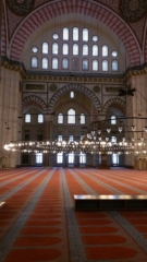 Inside the Sulemaniye Masjid