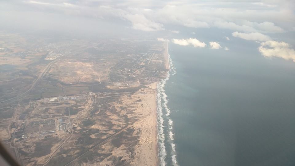 Aerial view of Tel Aviv.