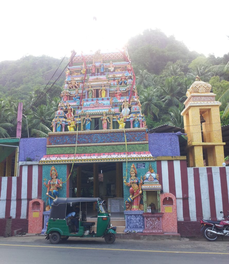 Colourful Buddhist Temple in Kandy