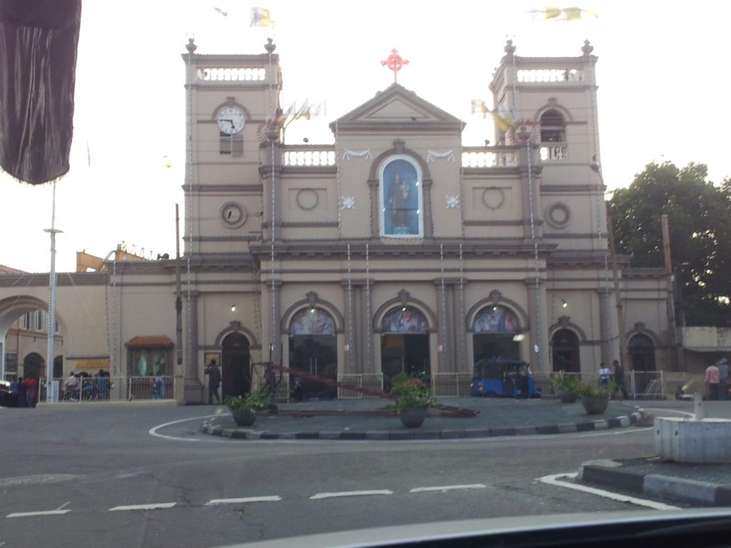 The main Catholic Church in Colombo, Sri Lanka.