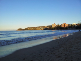Manly Beach. Lovely place, even in the "winter"