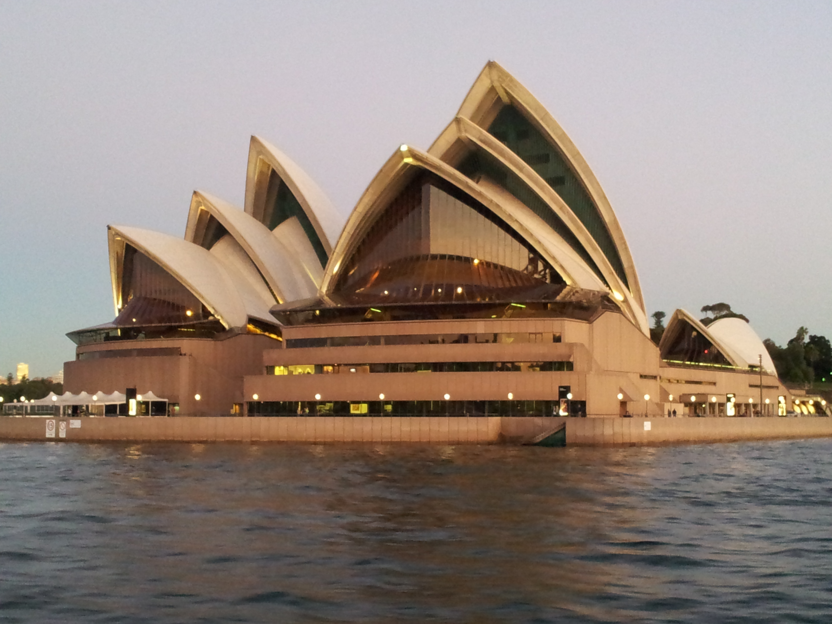 View of the Opera House from the ferry.