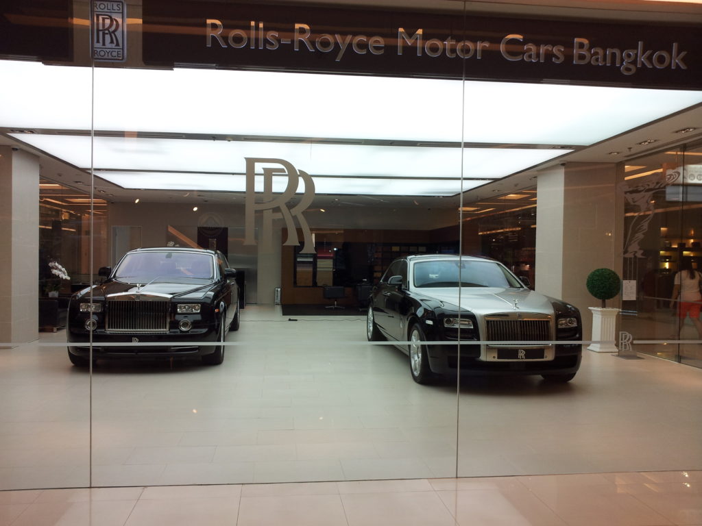 Rolls Royce dealership - Siam Square