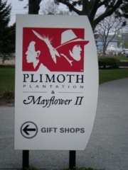 Plymouth harbour, The Mayflower