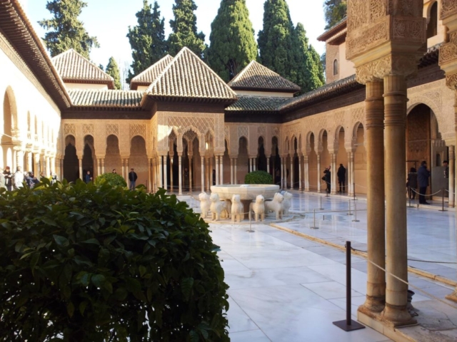 Court of the Lions, inside the Nasrid Palace
