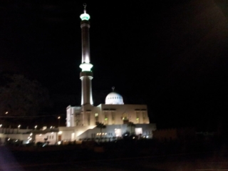 Ibrahim-al-Ibrahim Mosque at night