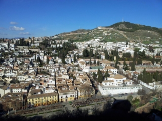View of Albaizin from the Nasrid Palace