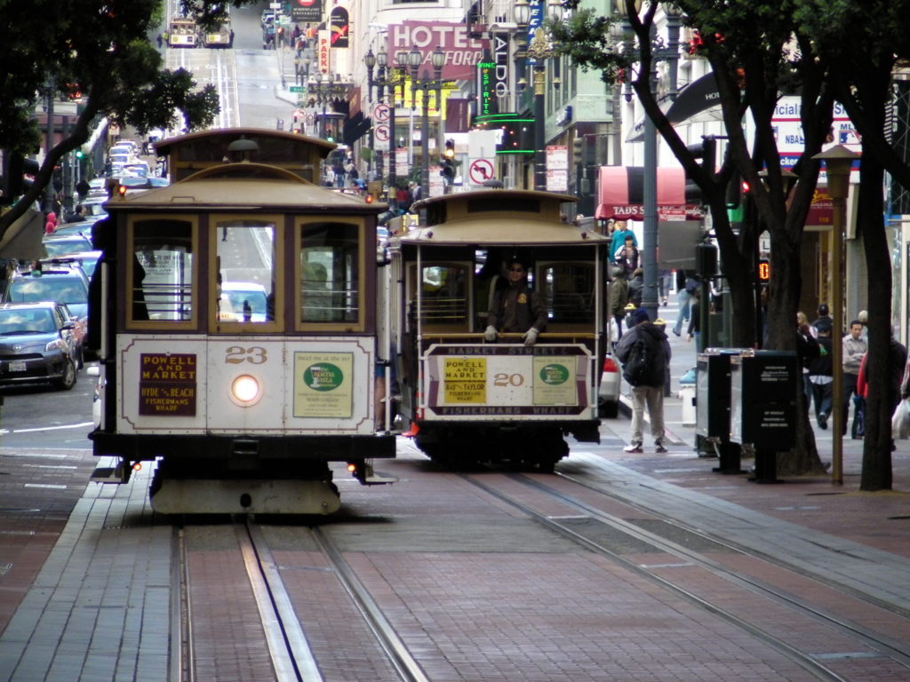 San Francisco's famous cable cars