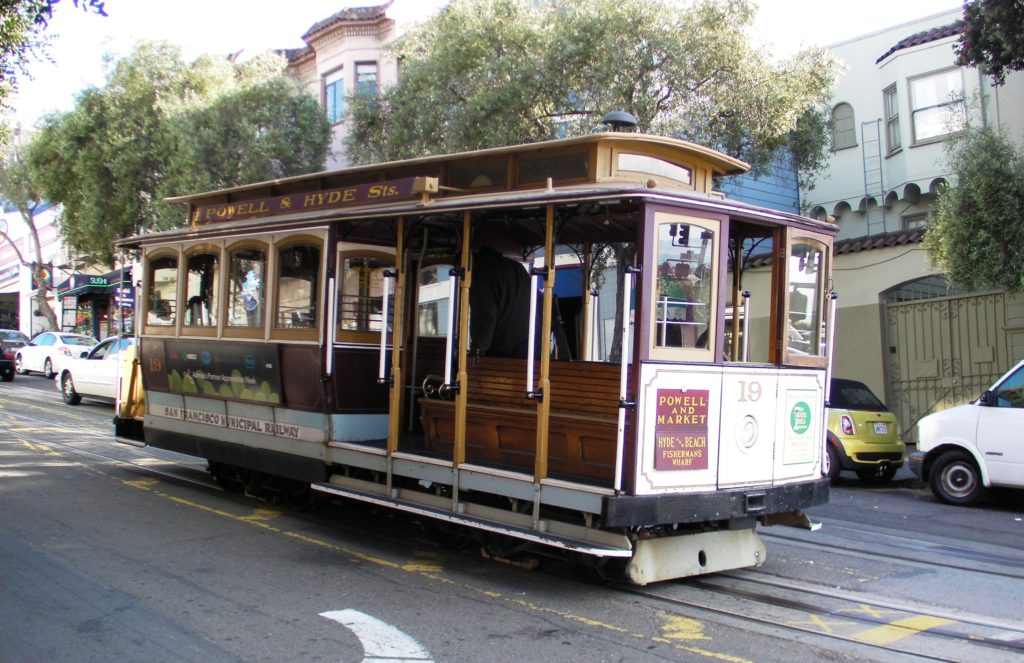 San Francisco's famous cable cars