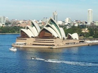 View of the Opera House from the Bridge.
