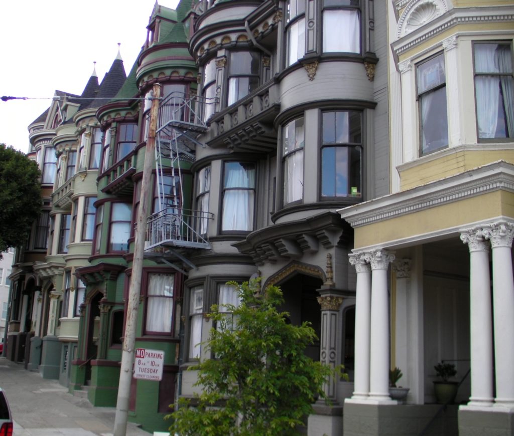 Painted Ladies, San Francisco, California.