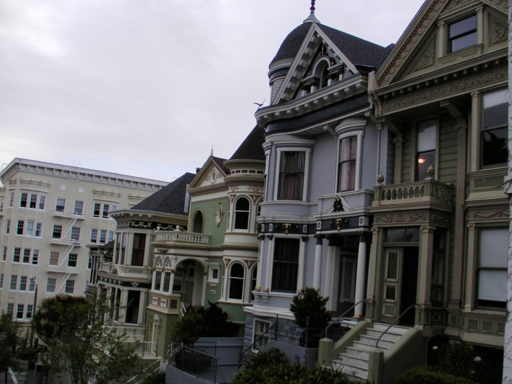 Painted Ladies, San Francisco, California.