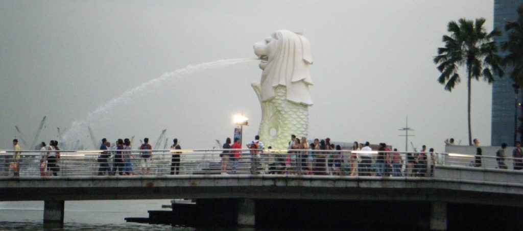 Singapore Merlion, Marina Bay