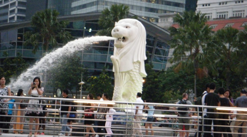 Singapore Merlion, Marina Bay