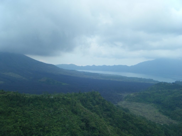 Kintamani volcano and Batur lake