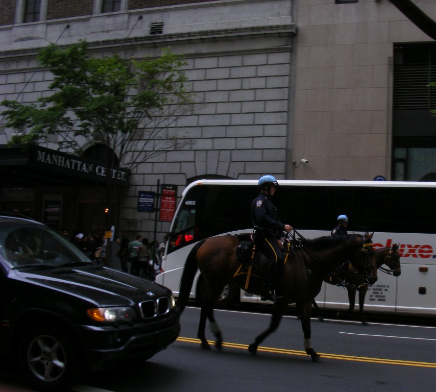 Mounted Police, NYPD, Manhattan Centre