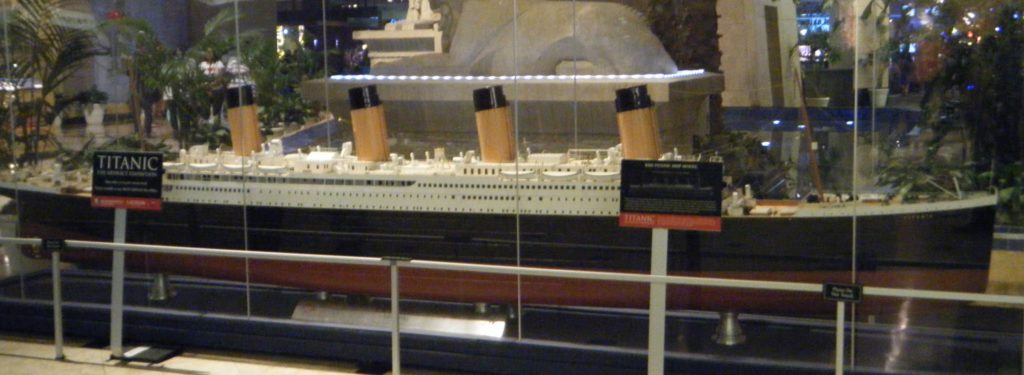 Titanic exhibition, Luxor, Las Vegas