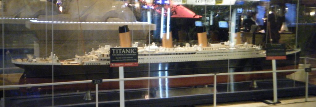 Titanic exhibition, Luxor, Las Vegas