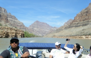 Boat ride along the Colorado River.