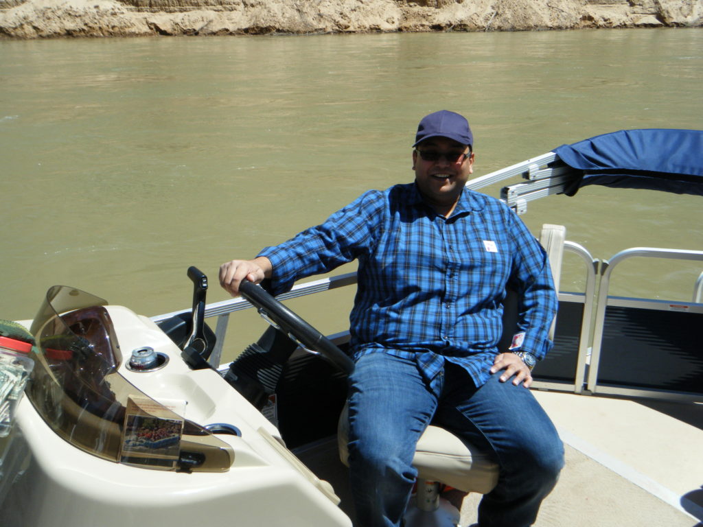 Jay on the Colorado River